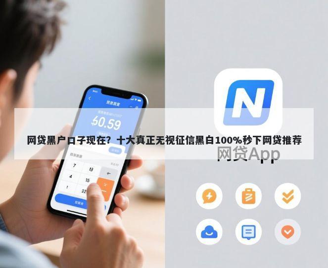 网贷黑户口子现在？十大真正无视征信黑白100%秒下网贷推荐