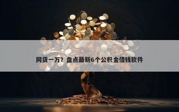网贷一万？盘点最新6个公积金借钱软件