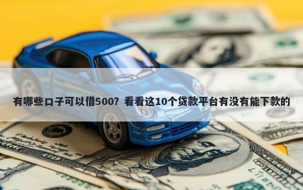 有哪些口子可以借500？看看这10个贷款平台有没有能下款的