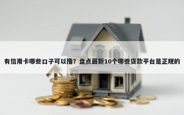有信用卡哪些口子可以撸？盘点最新10个哪些贷款平台是正规的