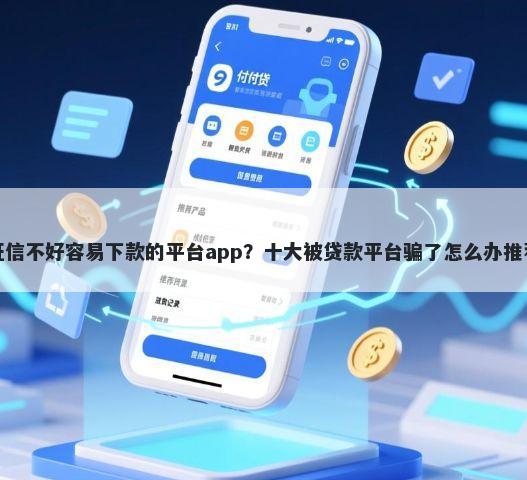 征信不好容易下款的平台app？十大被贷款平台骗了怎么办推荐
