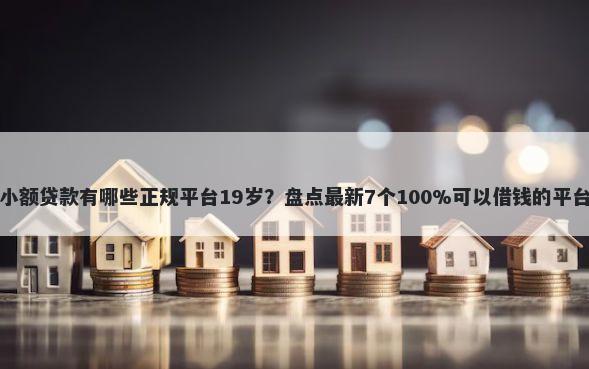 小额贷款有哪些正规平台19岁？盘点最新7个100%可以借钱的平台