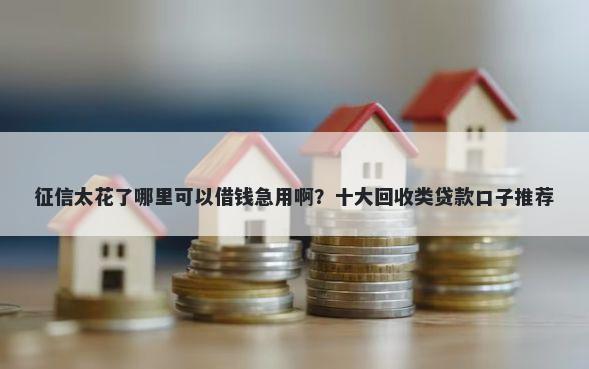 征信太花了哪里可以借钱急用啊？十大回收类贷款口子推荐