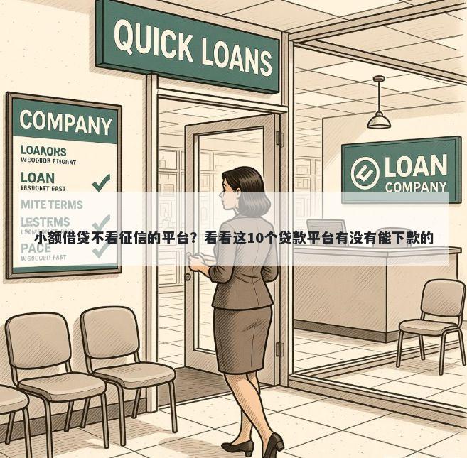 小额借贷不看征信的平台？看看这10个贷款平台有没有能下款的