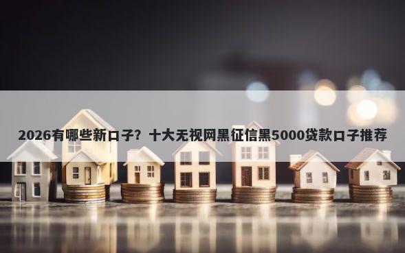 2026有哪些新口子？十大无视网黑征信黑5000贷款口子推荐