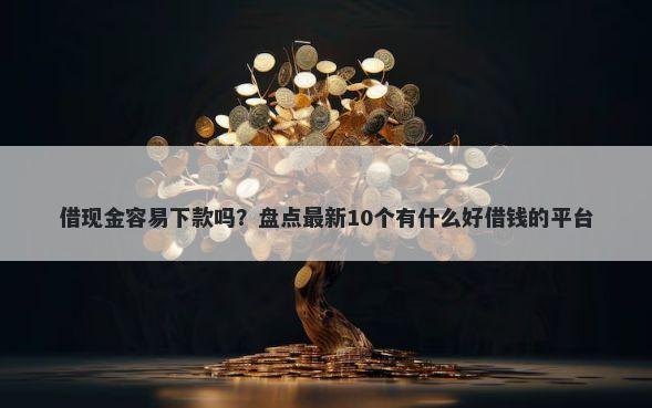 借现金容易下款吗?盘点最新10个有什么好借钱的平台