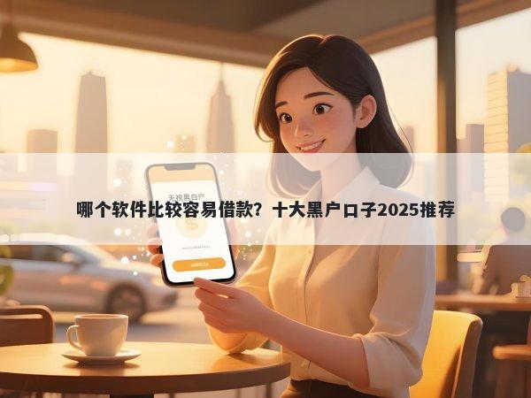 哪个软件比较容易借款？十大黑户口子2025推荐