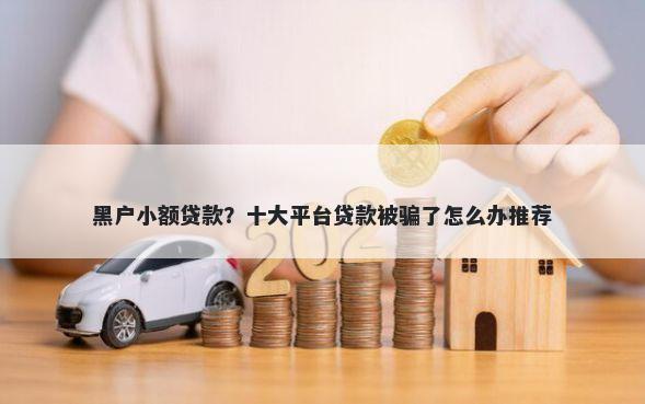 黑户小额贷款？十大平台贷款被骗了怎么办推荐