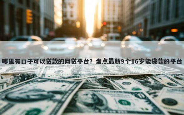 哪里有口子可以贷款的网贷平台？盘点最新9个16岁能贷款的平台