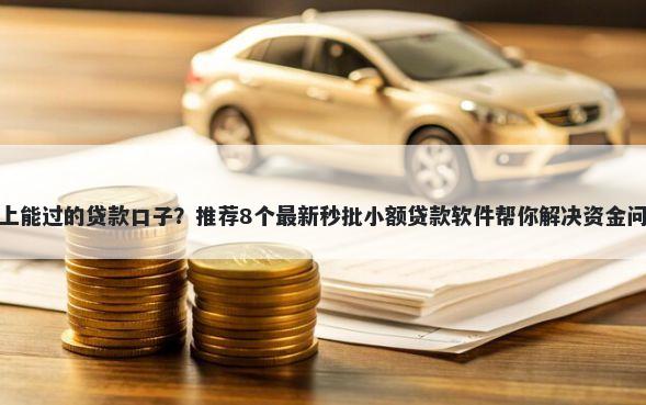 晚上能过的贷款口子？推荐8个最新秒批小额贷款软件帮你解决资金问题