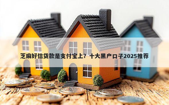 芝麻好信贷款是支付宝上？十大黑户口子2025推荐