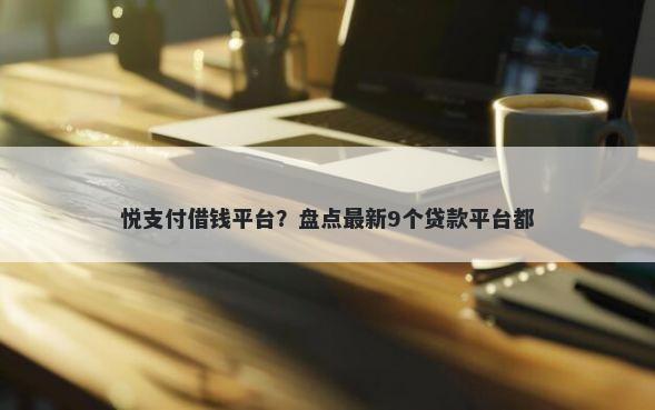 悦支付借钱平台？盘点最新9个贷款平台都