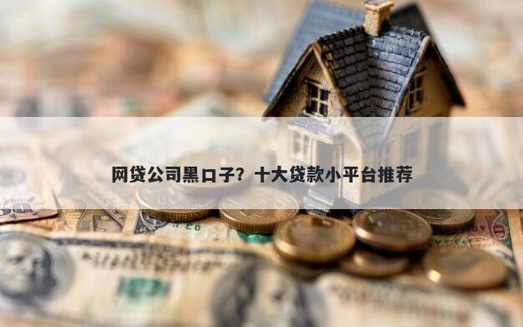 网贷公司黑口子?十大贷款小平台推荐