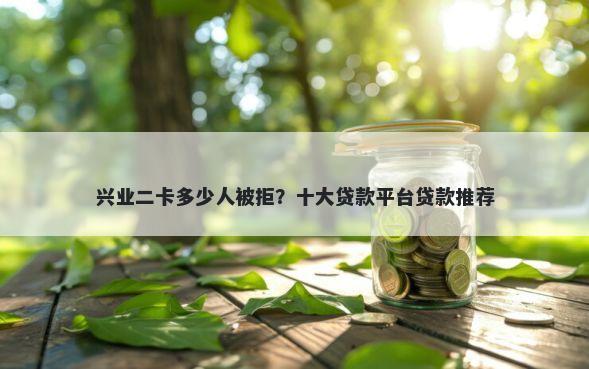 兴业二卡多少人被拒？十大贷款平台贷款推荐
