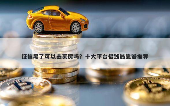 征信黑了可以去买房吗？十大平台借钱最靠谱推荐