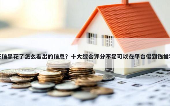 征信黑花了怎么看出的信息？十大综合评分不足可以在平台借到钱推荐