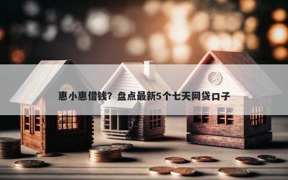 惠小惠借钱？盘点最新5个七天网贷口子