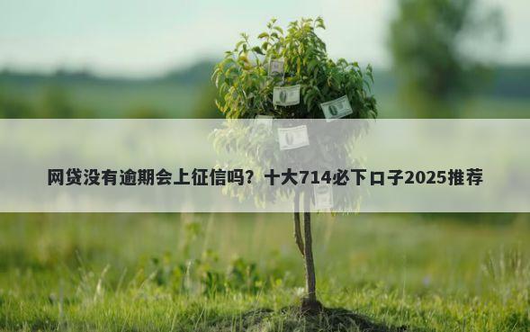 网贷没有逾期会上征信吗？十大714必下口子2025推荐