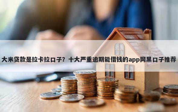 大米贷款是拉卡拉口子？十大严重逾期能借钱的app网黑口子推荐