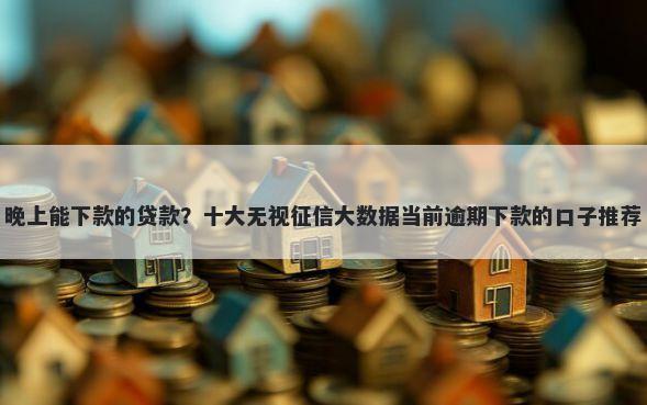 晚上能下款的贷款？十大无视征信大数据当前逾期下款的口子推荐