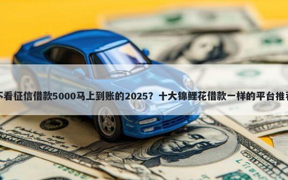 不看征信借款5000马上到账的2025?十大锦鲤花借款一样的平台推荐