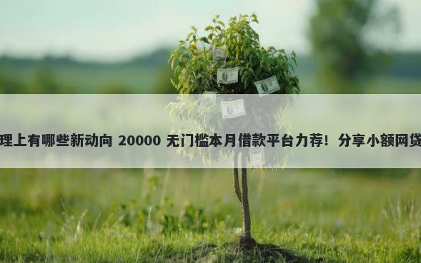 国家今年在逾期信贷处理上有哪些新动向 20000 无门槛本月借款平台力荐!分享小额网贷口子20000无门槛借款