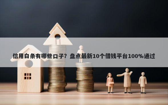 信用白条有哪些口子？盘点最新10个借钱平台100%通过