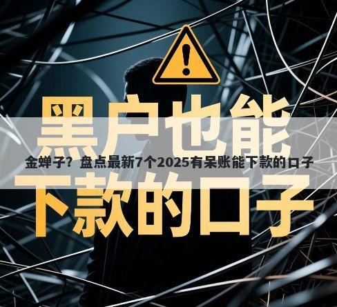金蝉子?盘点最新7个2025有呆账能下款的口子