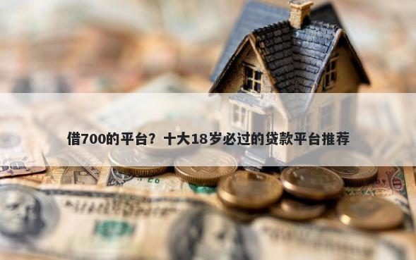 借700的平台？十大18岁必过的贷款平台推荐