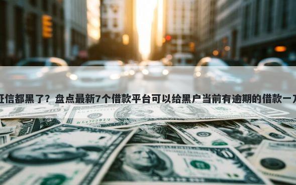 征信都黑了？盘点最新7个借款平台可以给黑户当前有逾期的借款一万