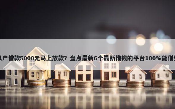 黑户借款5000元马上放款？盘点最新6个最新借钱的平台100%能借到