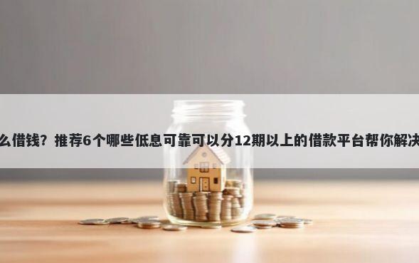 到平台怎么借钱？推荐6个哪些低息可靠可以分12期以上的借款平台帮你解决资金问题