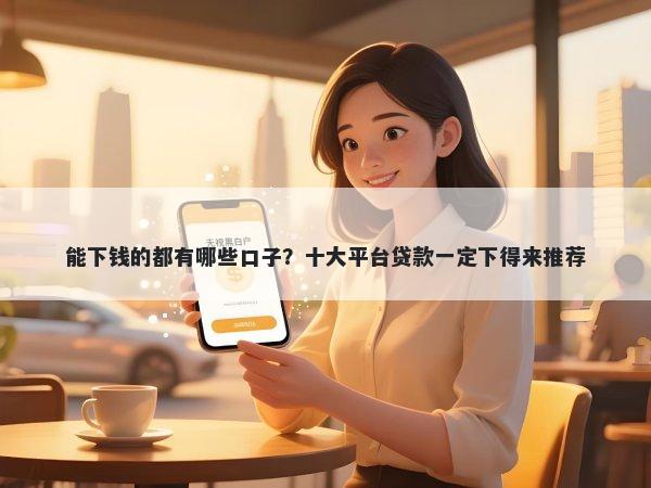 能下钱的都有哪些口子？十大平台贷款一定下得来推荐